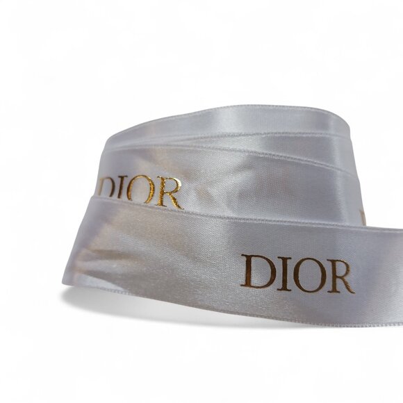Dior White 80" Ribbon w/ Gold Lettering + Dior Tissue Paper Set - Picture 4 of 4